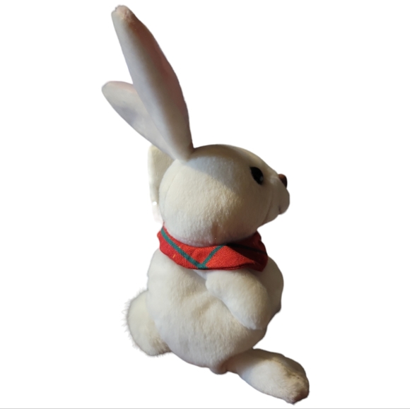 Vtg 98 Commonwealth Snowden Friends White Stuffed Bunny Rabbit Animal Plush Toy - Picture 4 of 11